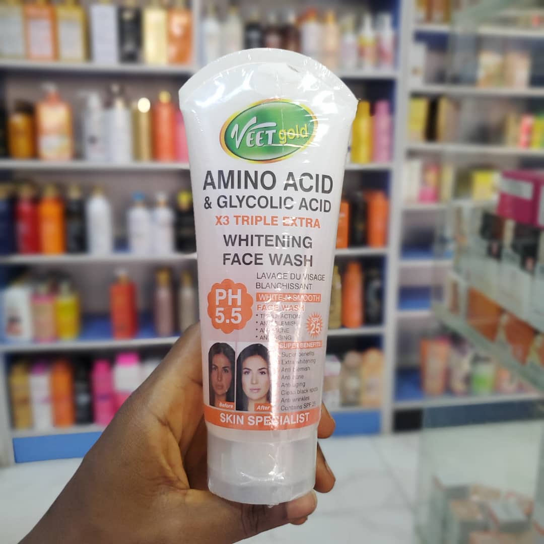 VEET GOLD -AMINO ACID AND GLYCOLIC ACID FACE WASH 200ml