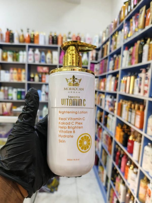 Moroccan Argan Saponia Vitamin C Brightening lotion- 500mL